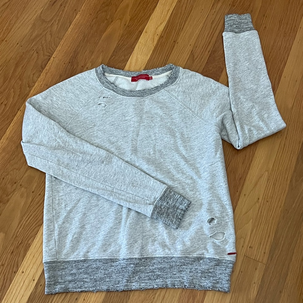 COPY - n:PHILANTHROPY distressed lightweight sweatshirt